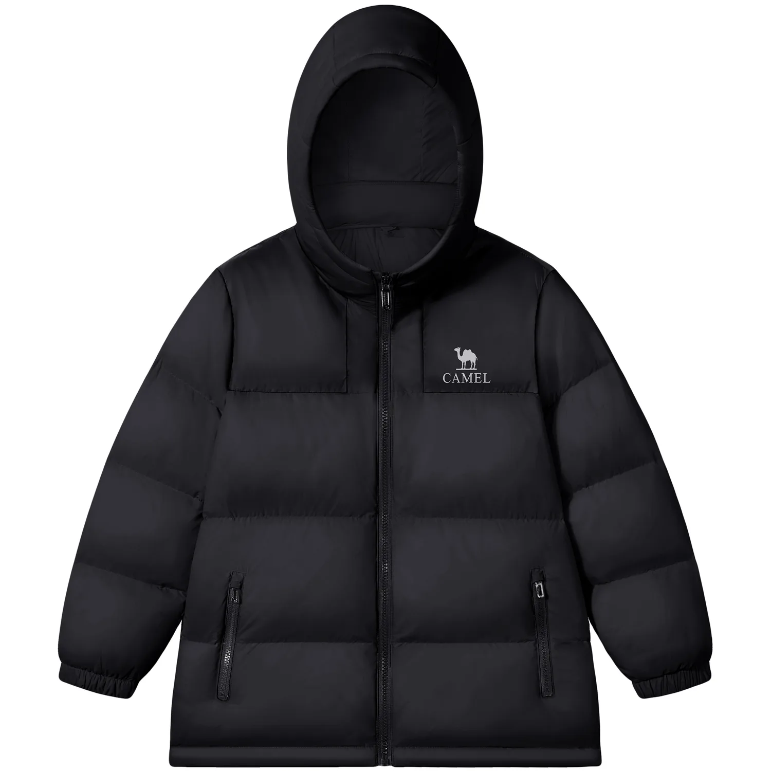 Детская пуховая куртка с капюшоном CAMEL, Phantom Black