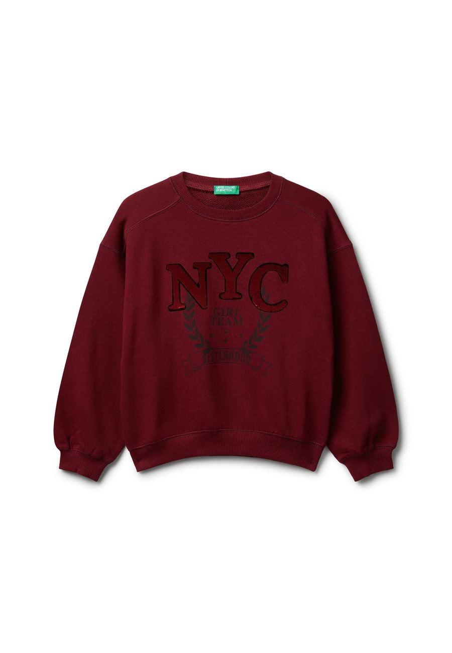 

Толстовка United Colors of Benetton WITH SEQUINS , Red