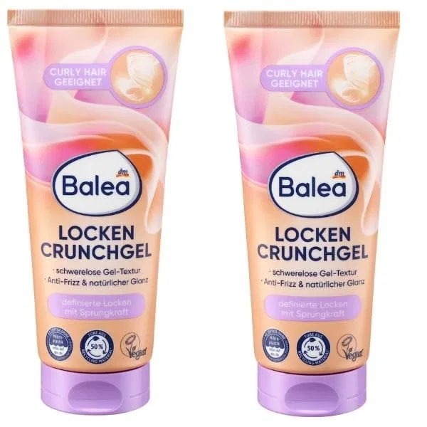 Гель для укладки кудрявых волос Balea Curls Crunch Gel, 2 x 100 мл Generisch
