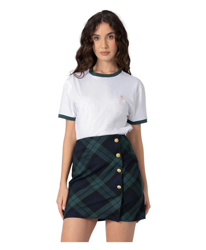 

Стильная двухцветная футболка Kocca, белый