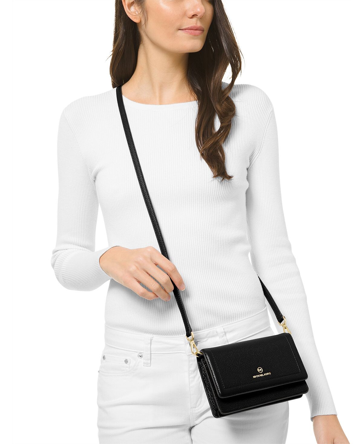 

Маленькая сумка через плечо Jet Set Charm для телефона Michael Kors
