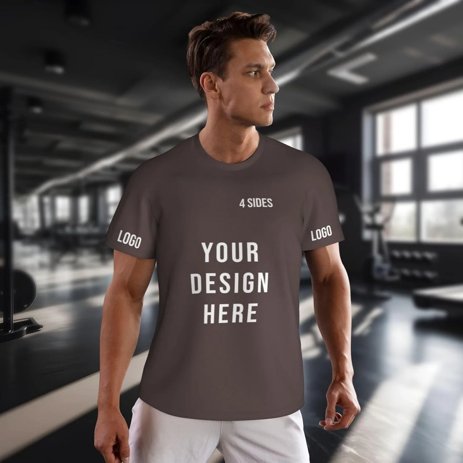 Футболка Custom с логотипом и текстом на 4 сторонах — фото 3