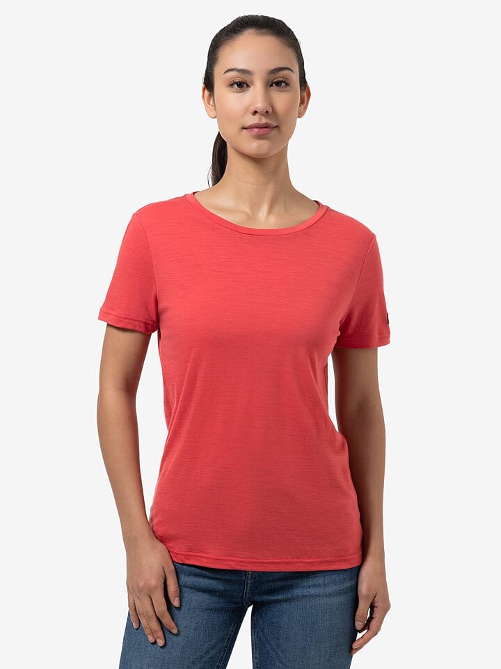 

Футболка super.natural Shirt The Essential, красный