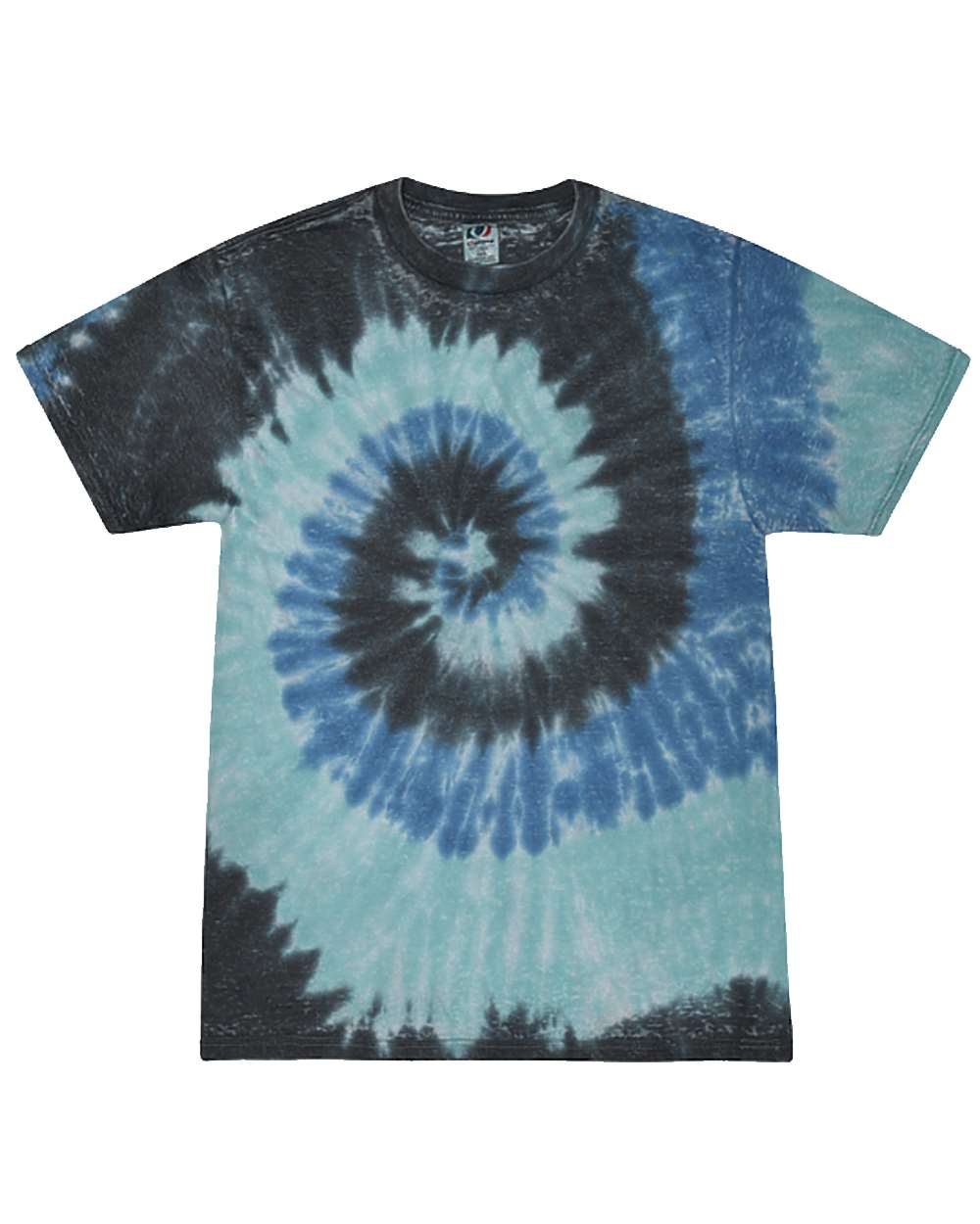 

Футболка Festival Tie-Dyed Burnout Colortone, цвет sea