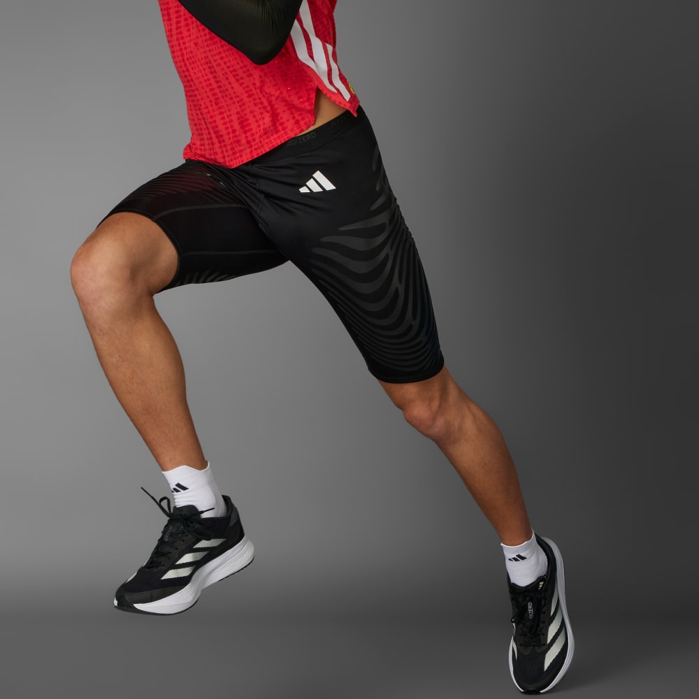 

Спортивные шорты-леггинсы Adidas Adizero Control Running Short Leggings, черный