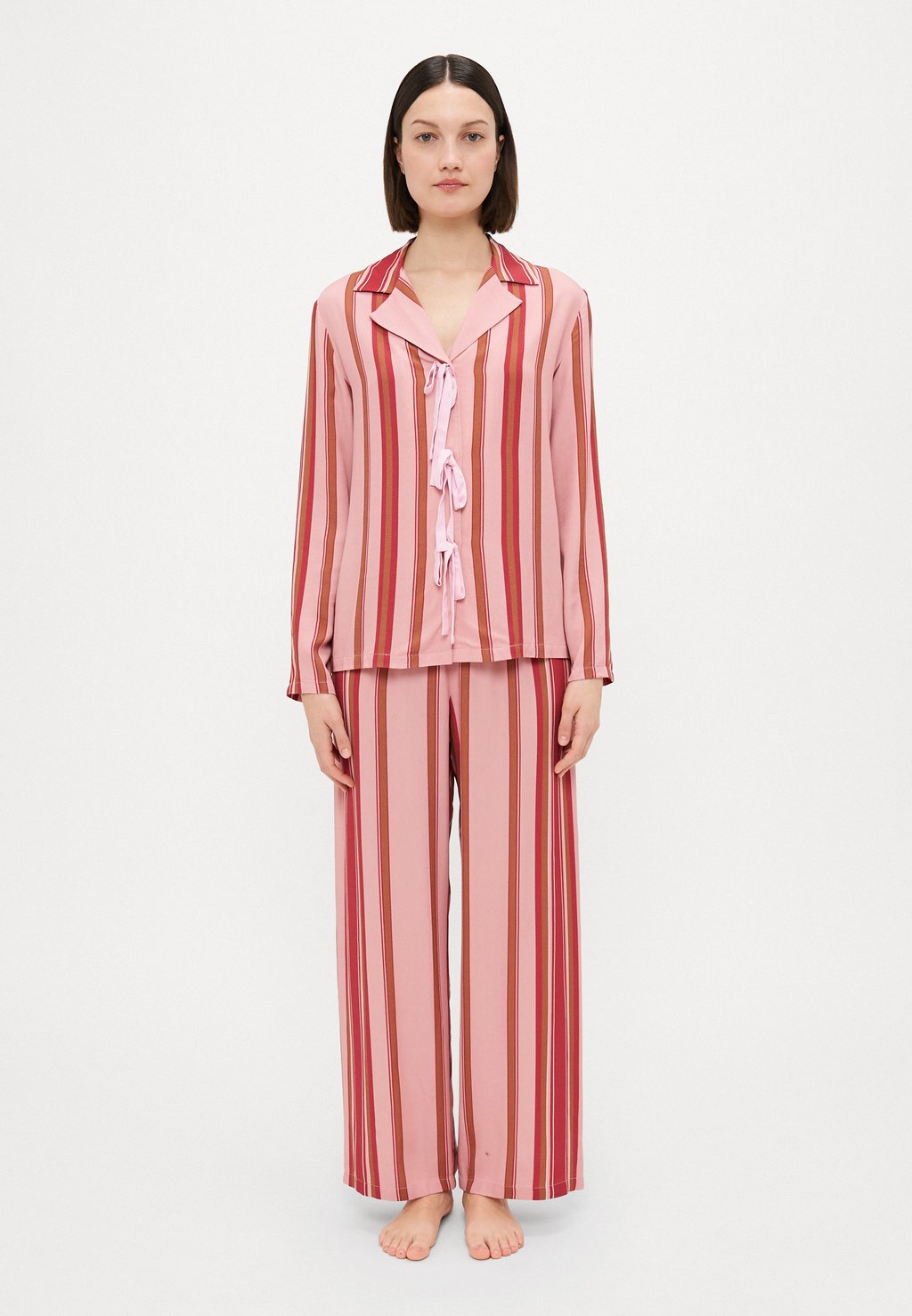 

Пижама THE BOW PAJAMA IN STRIPES - Pyjama set Sleeper, розовый