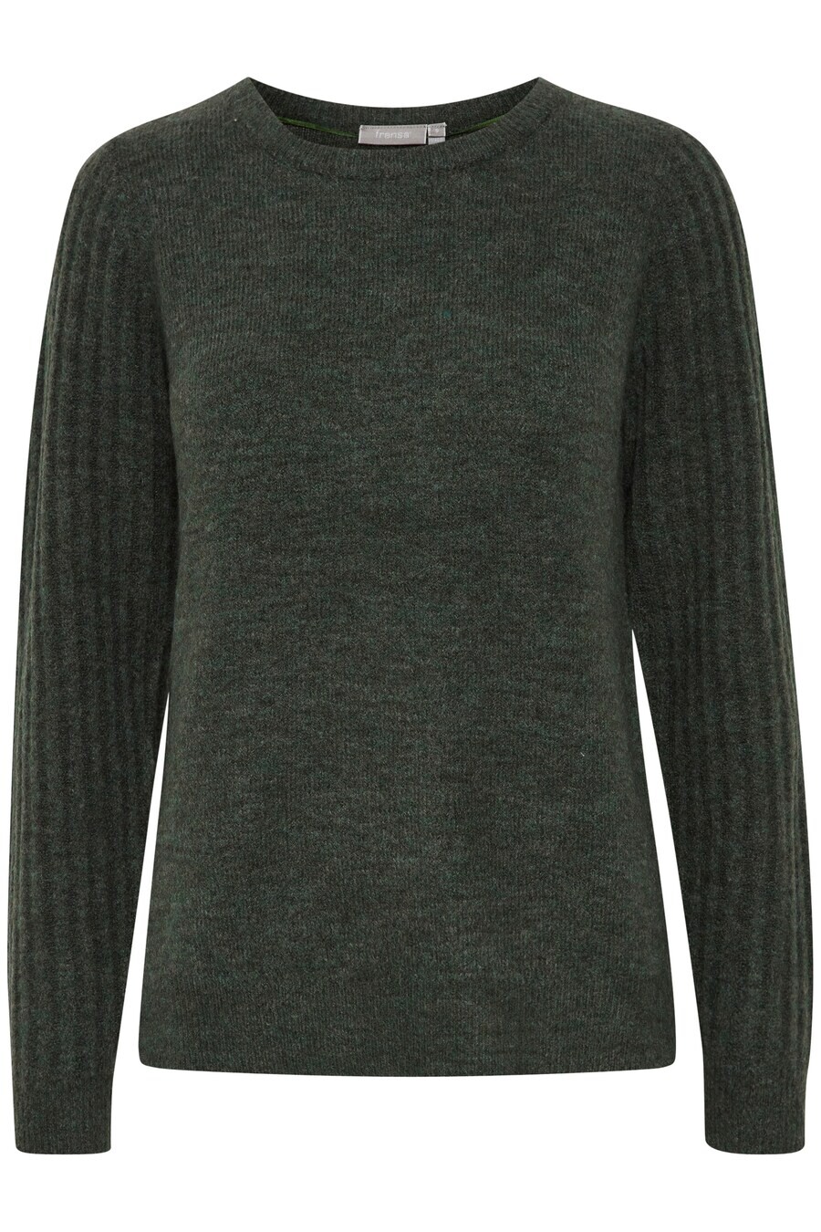 

Тонкий вязаный свитер Fransa Sweater, зеленый