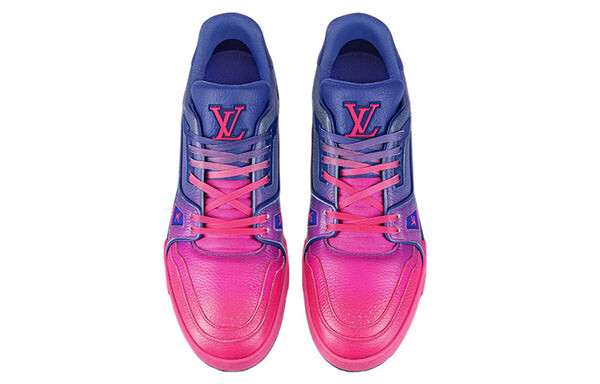 Кроссовки trainer sneakers 'purple pink ombre' Louis Vuitton, фиолетовый — фото 2