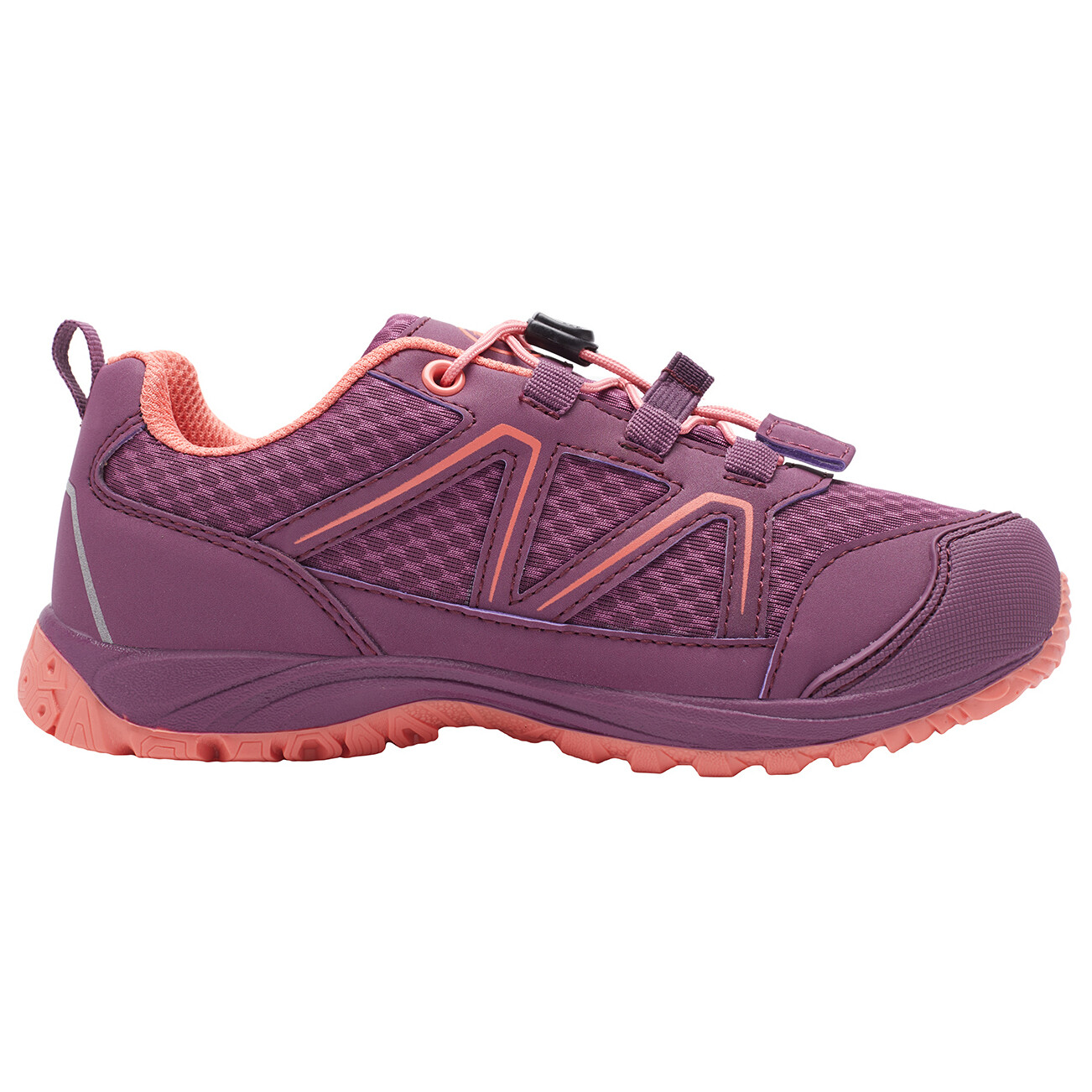 

Мультиспортивная обувь Trollkids Kid's Skarvan Hiker Low, цвет Mulberry/Peach