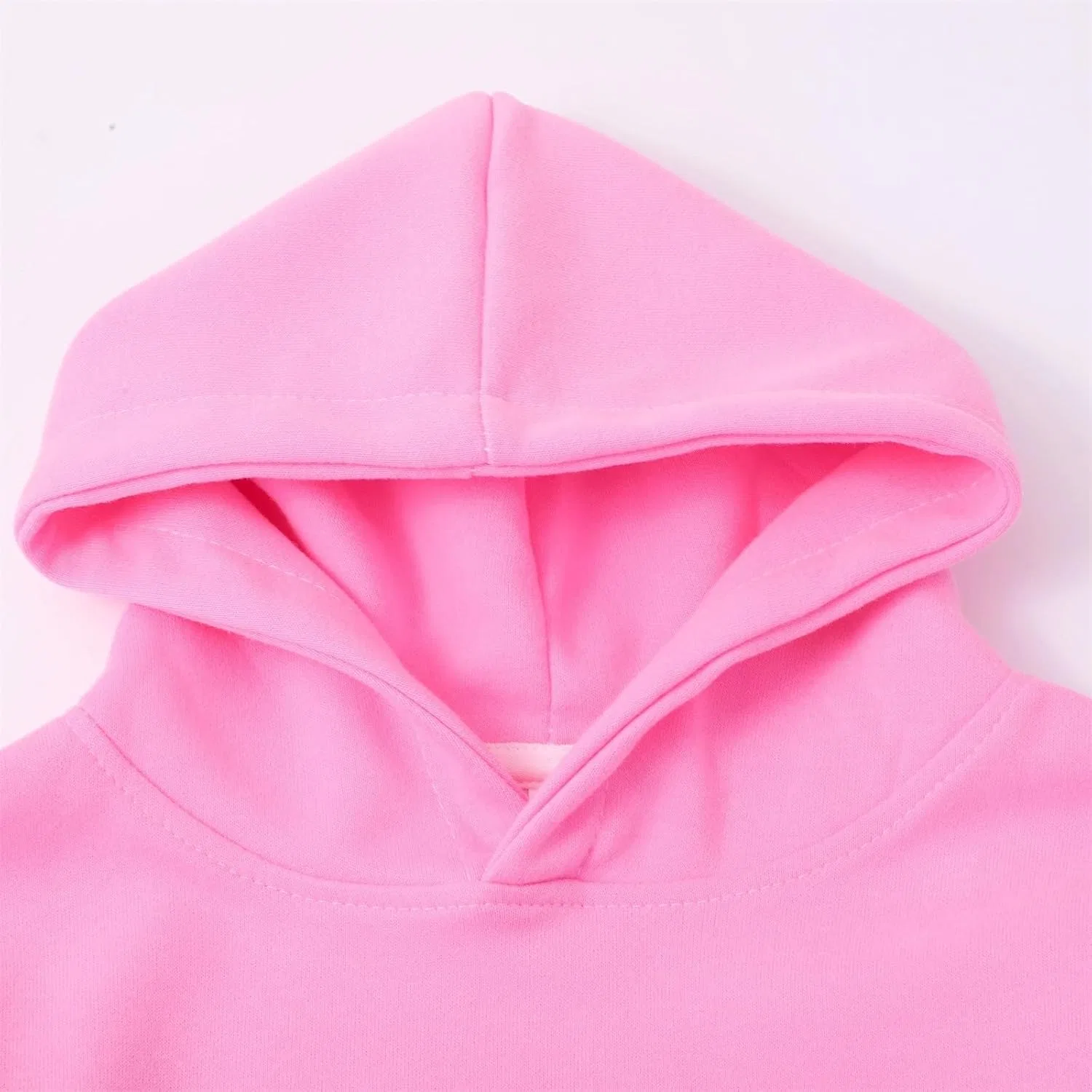 Толстовка с капюшоном оверсайз, Oversized Hoodie, Generic, Pink — фото 3