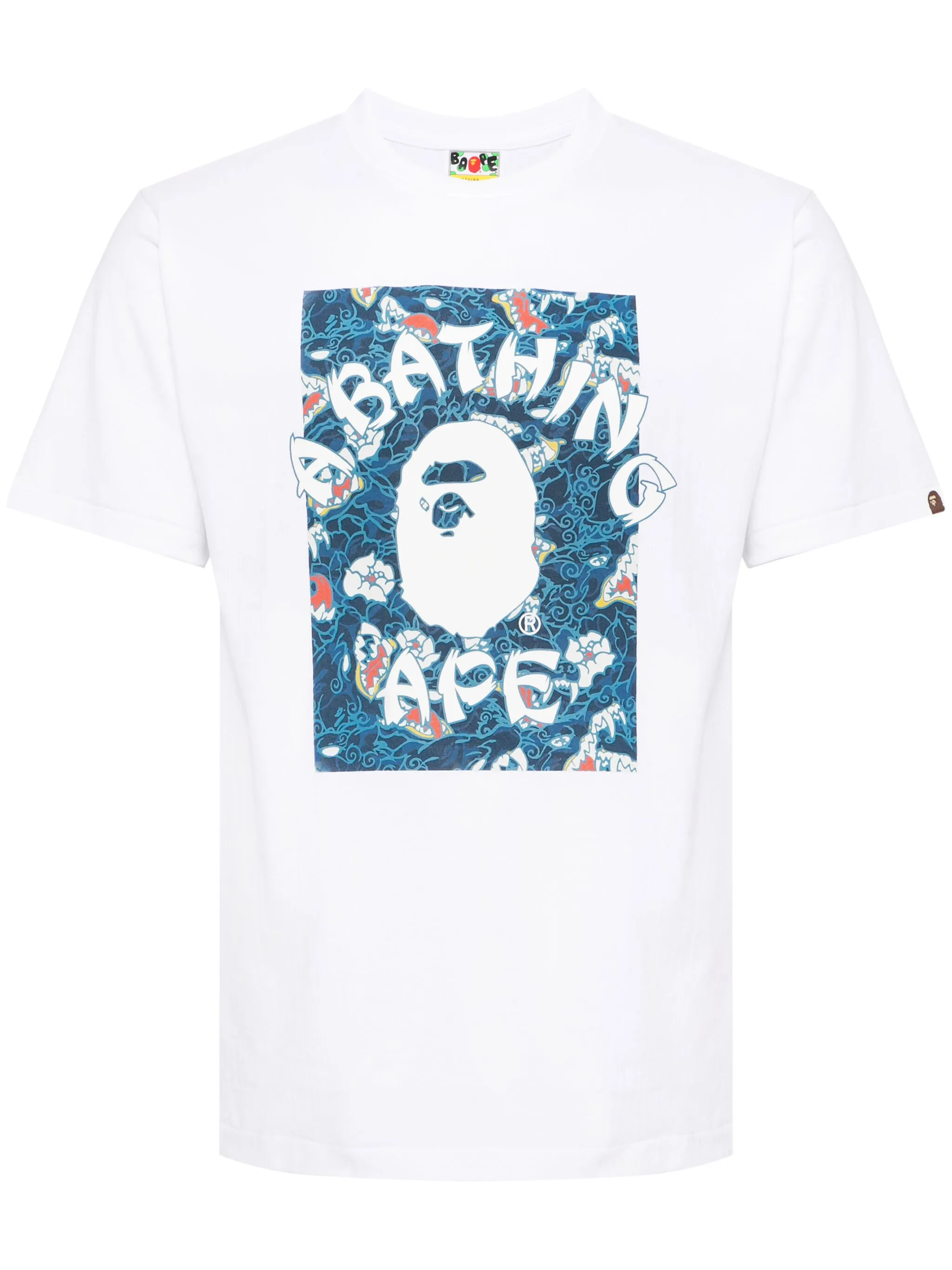 

Футболка Japanese Tattoo с камуфляжным принтом A Bathing Ape, белый