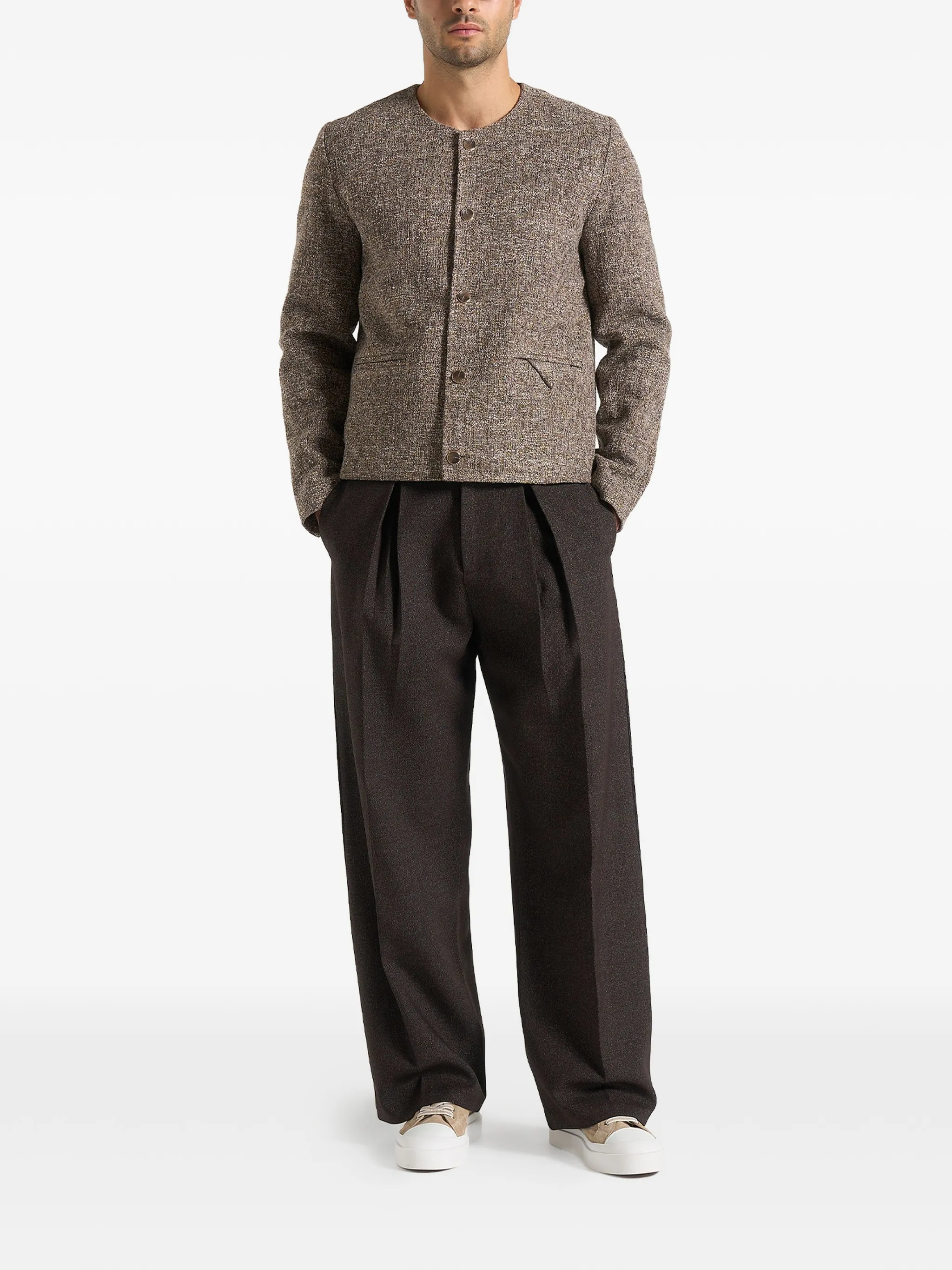 

Куртка Melvin с круглым вырезом Manière De Voir, коричневый