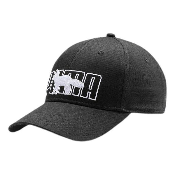 

Бейсболка x maison kitsune baseball cap 'black white' Puma, черный