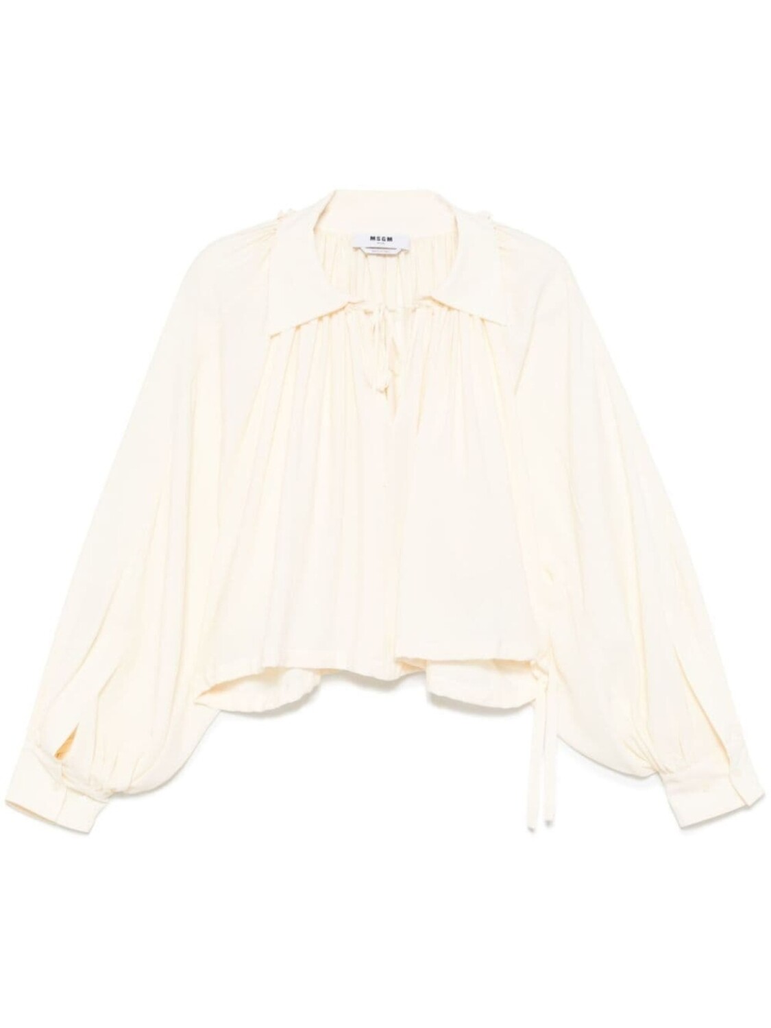 

Блузка из крепдешина MSGM, нейтральный цвет