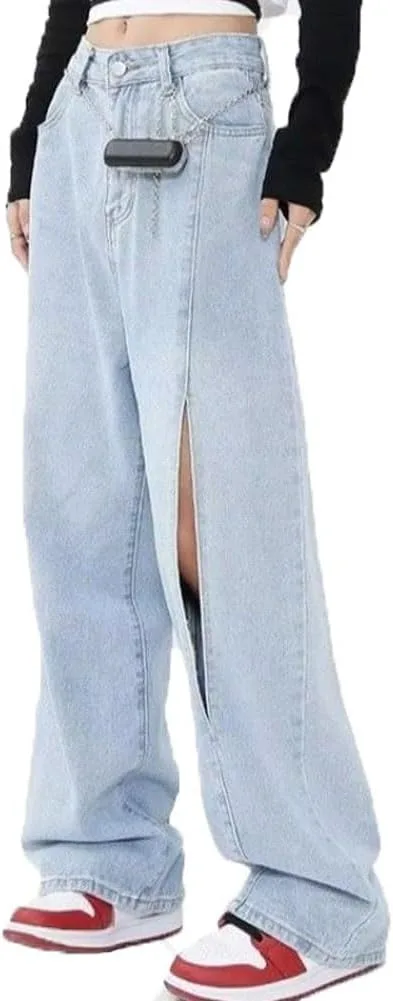 

LAFOURAM Petite Jeans для женщин 5 FT, широкие, с прорезями