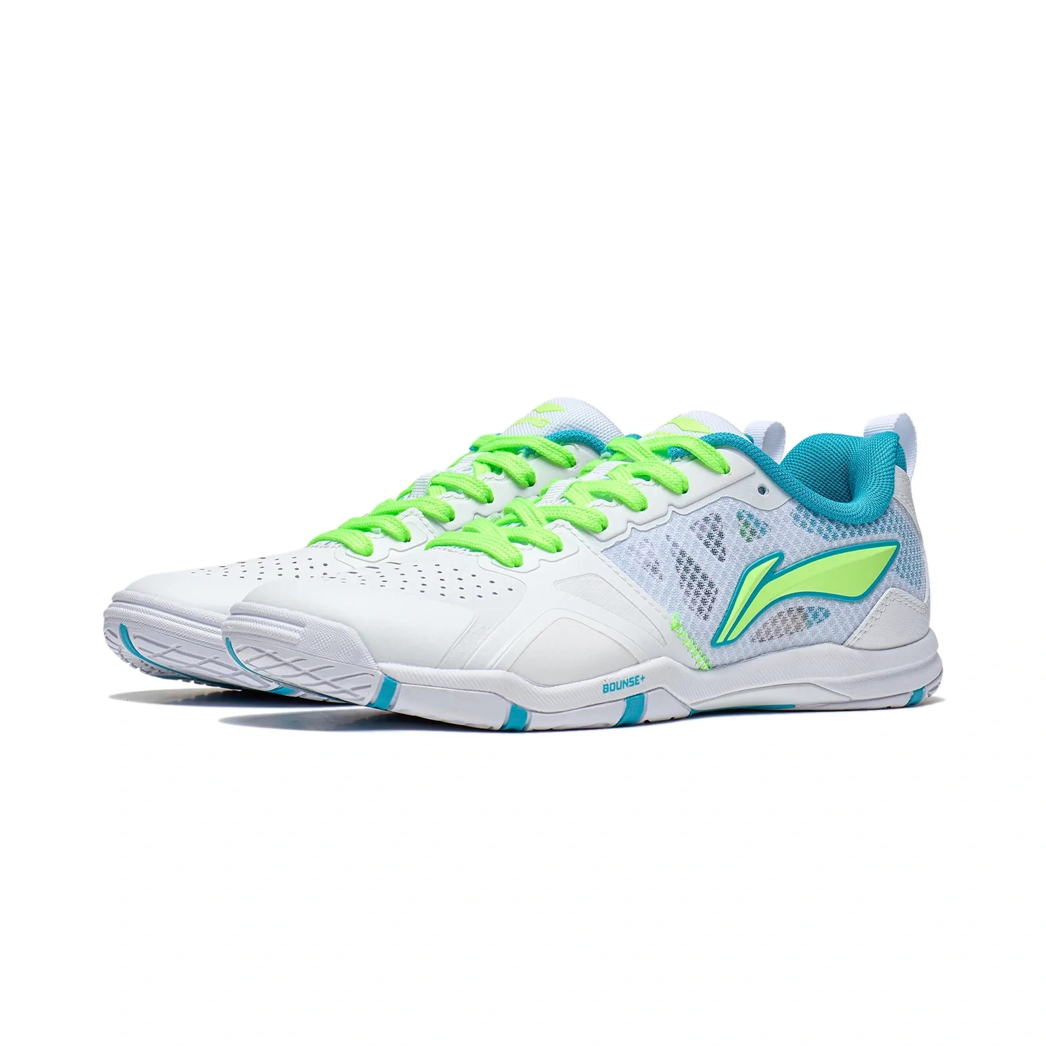 Кроссовки Li-Ning для настольного тенниса низкие унисекс белые/светло-голубые — фото 4