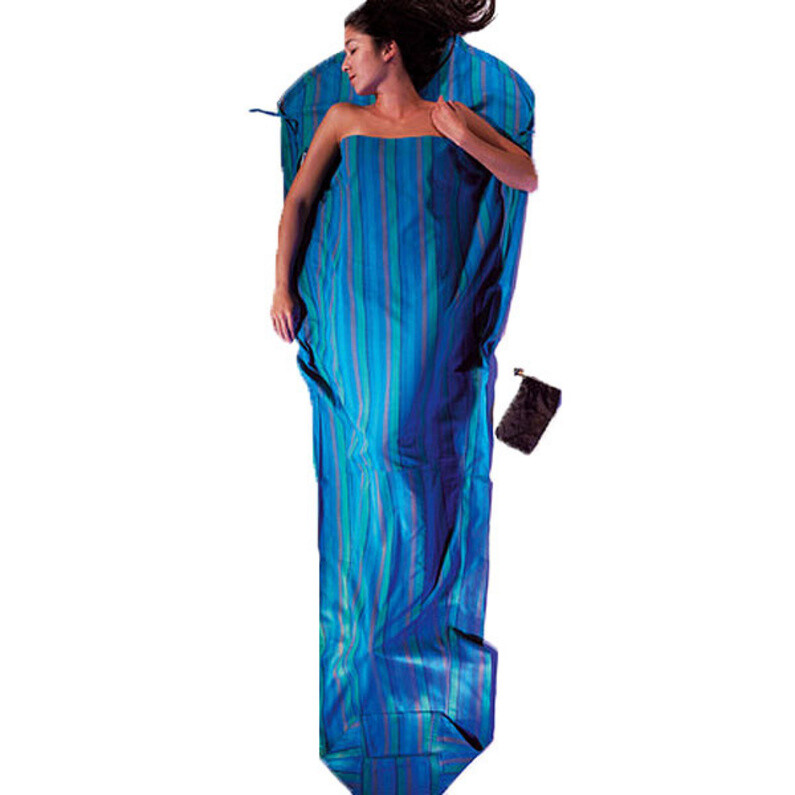 

Спальный мешок Mummy Хлопковый вкладыш Cocoon, бирюзовый