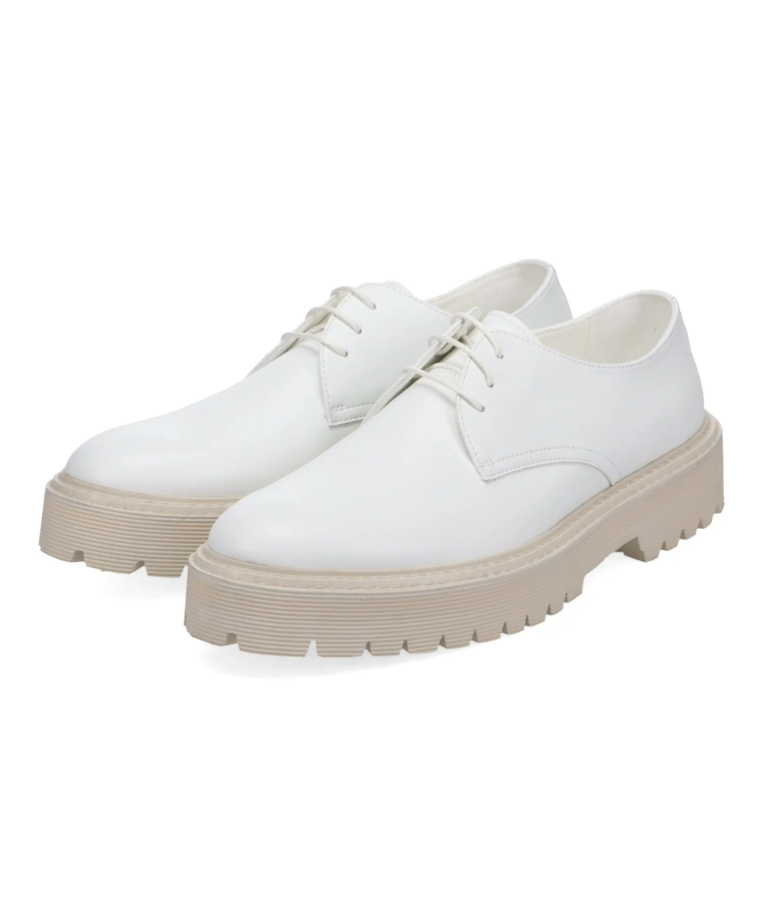 Мужские дерби на платформе из синтетической кожи Derby Shoes whoop-de-doo белые