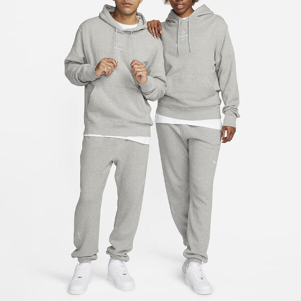 Толстовка Nike x Nocta Fleece Basketball Hoodie 'Grey', серый — фото 2