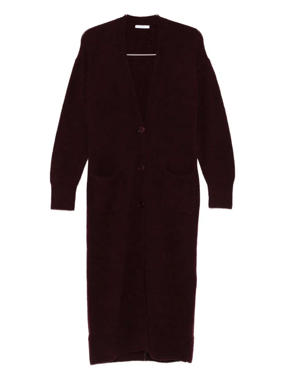 

Кардиган с V-образным вырезом Patrizia Pepe, фиолетовый