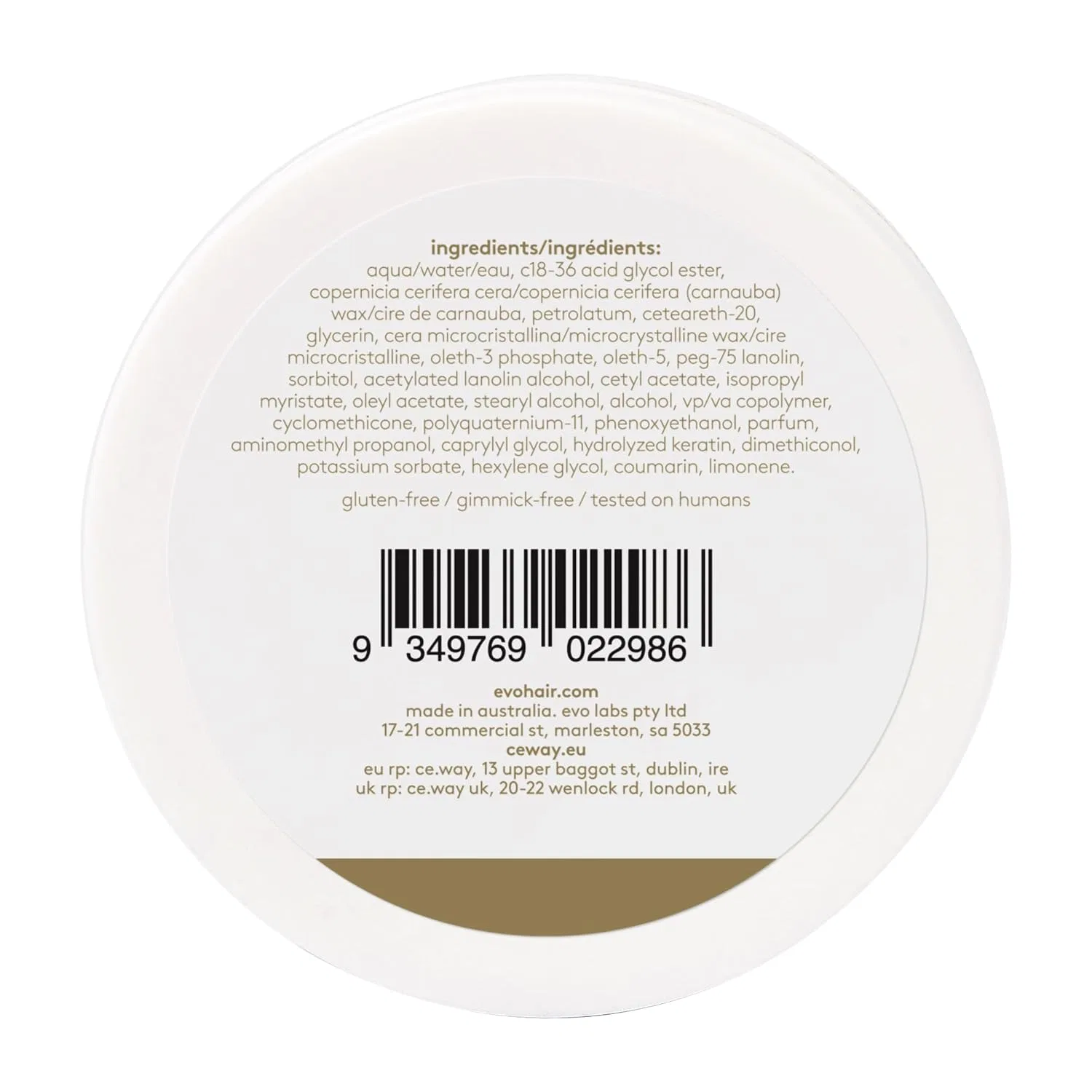 Крем для укладки волос «crop strutters construction cream» 90 г от Evo Evo — фото 2