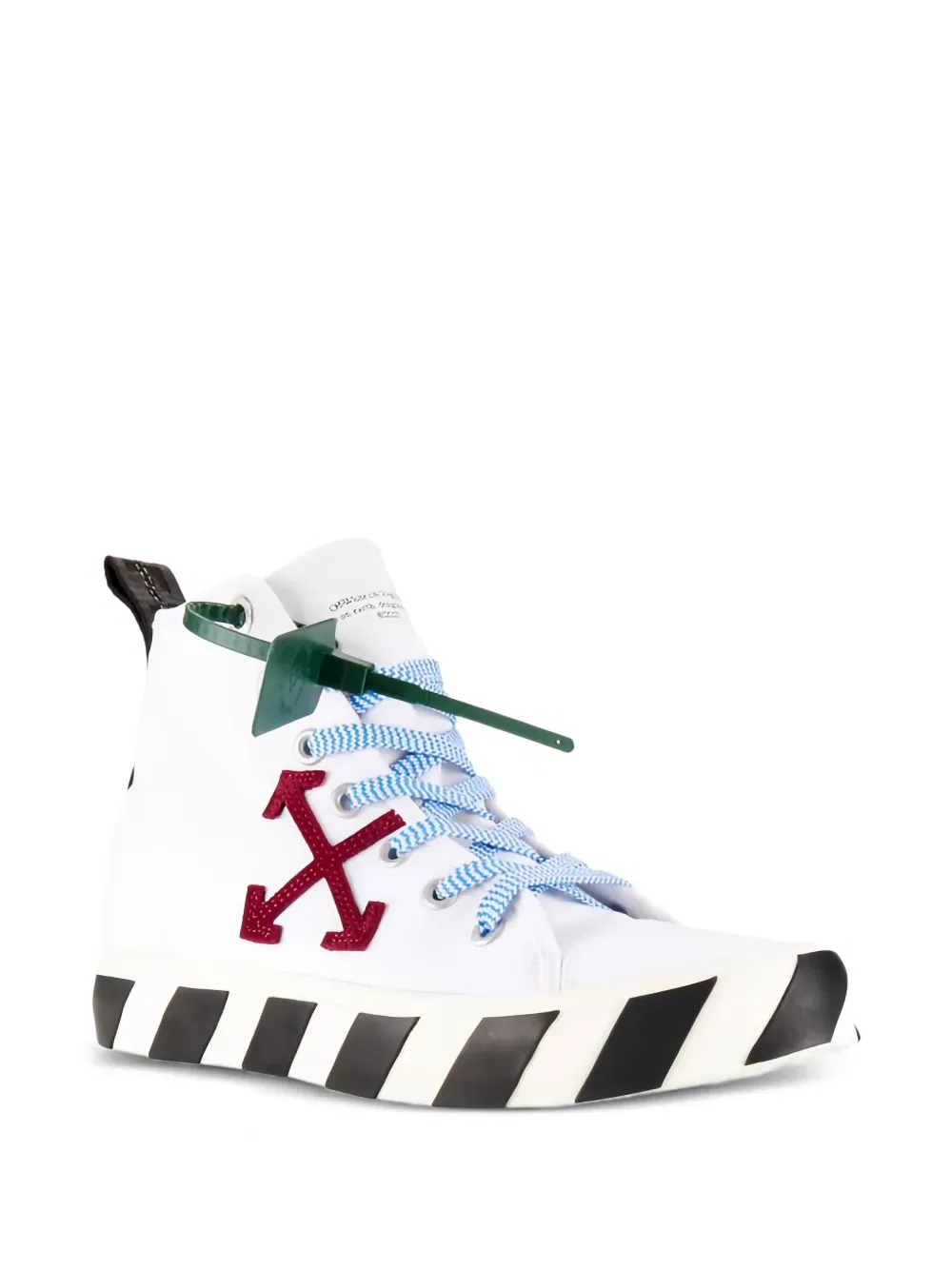 Вулканизированные кроссовки средней высоты с рисунком стрелы Off-White, белый — фото 2