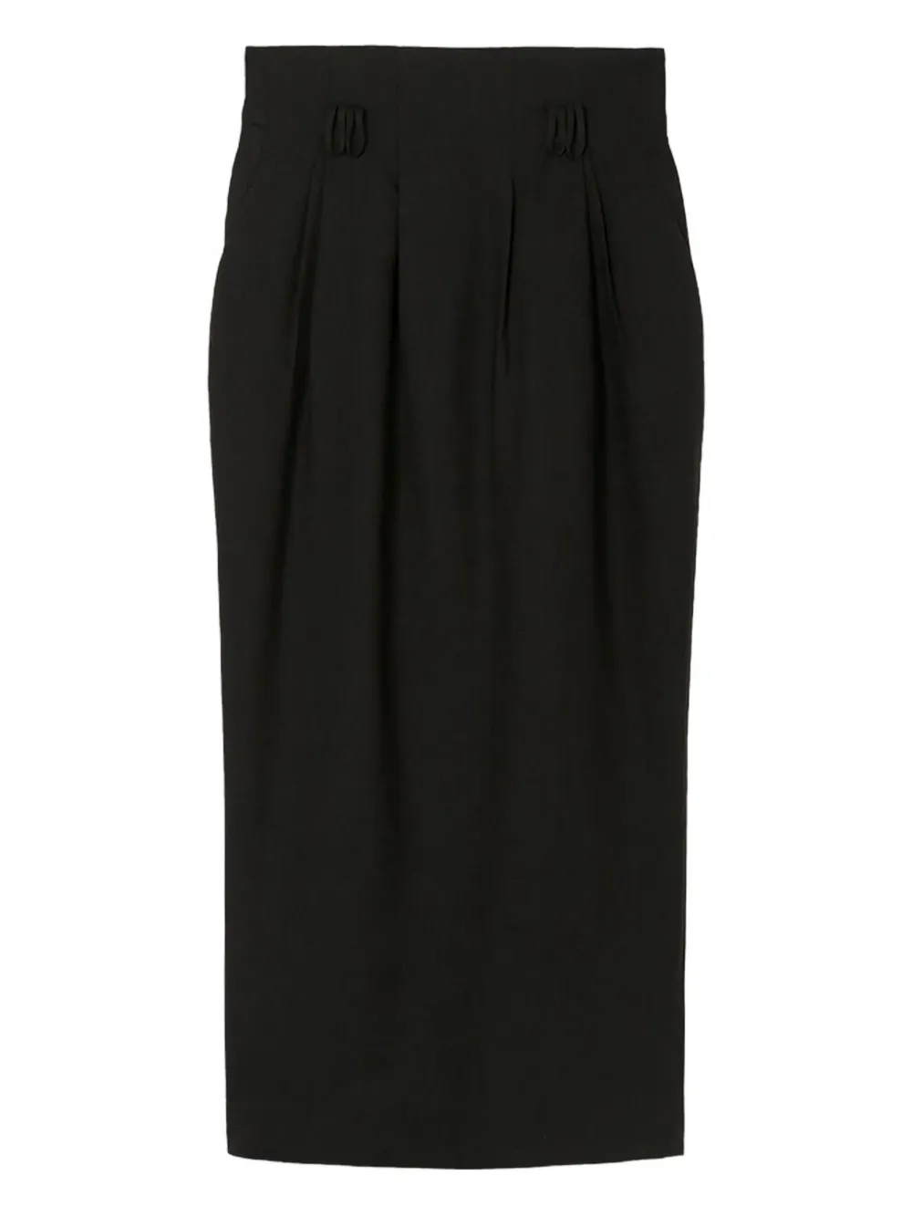 

Кокон юбка миди Mame Kurogouchi, черный