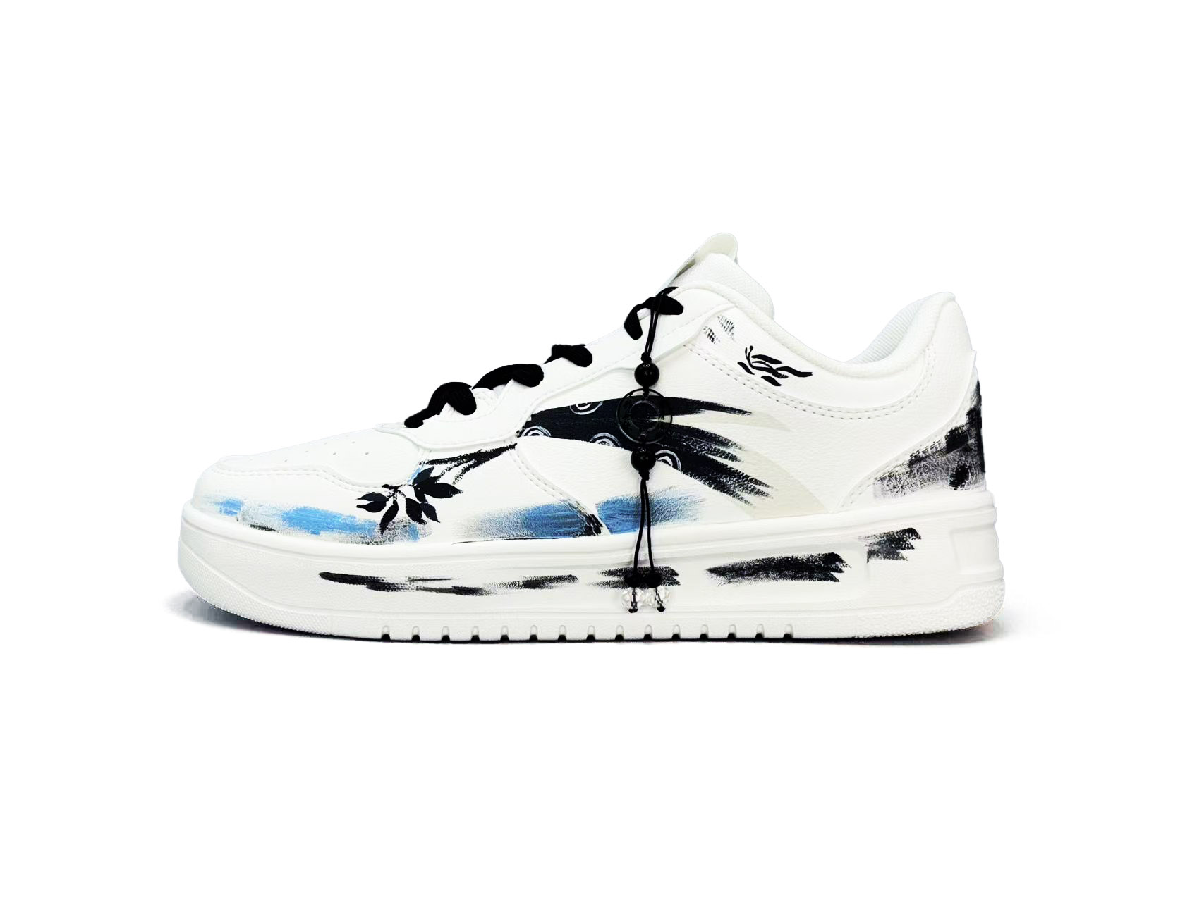 

Anta Легкоскользящие, амортизирующие, износостойкие низкие кроссовки для скейтбординга, унисекс, черный и белый