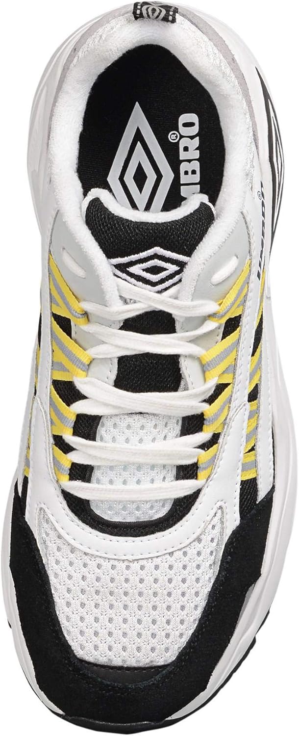 Мужские кроссовки Umbro Neptune, белый/черный/серый/желтый — фото 3