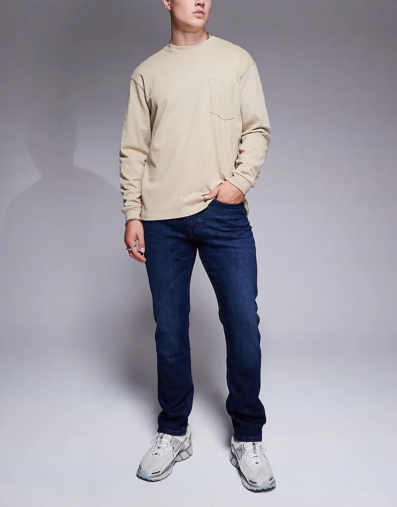 

Джинсы Delaware slim fit темного цвета BOSS Orange