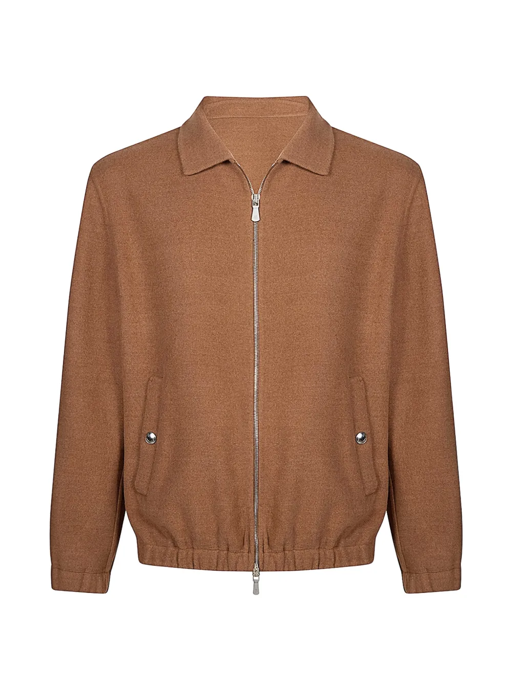 

Бомбер на молнии Eleventy, коричневый