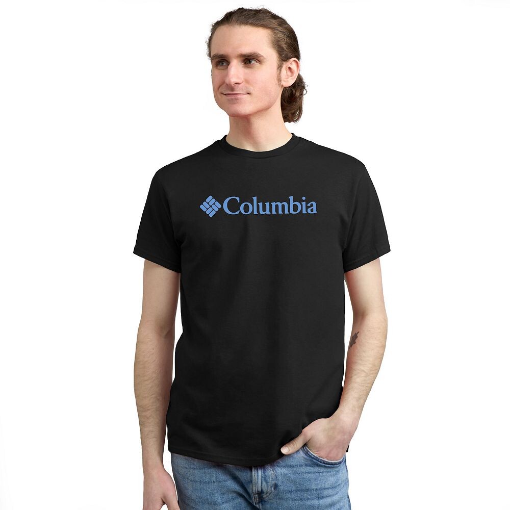 

Мужская футболка Columbia с коротким рукавом и рисунком, цвет Columbia Black