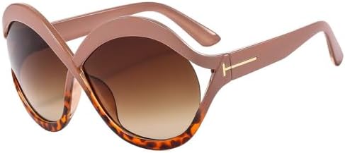 

Новые солнцезащитные очки в круглой оправе большого размера для женщин, модные солнцезащитные очки для активного отдыха и путешествий, защита от ультрафиолета UV400 (2026 год) generic, A3