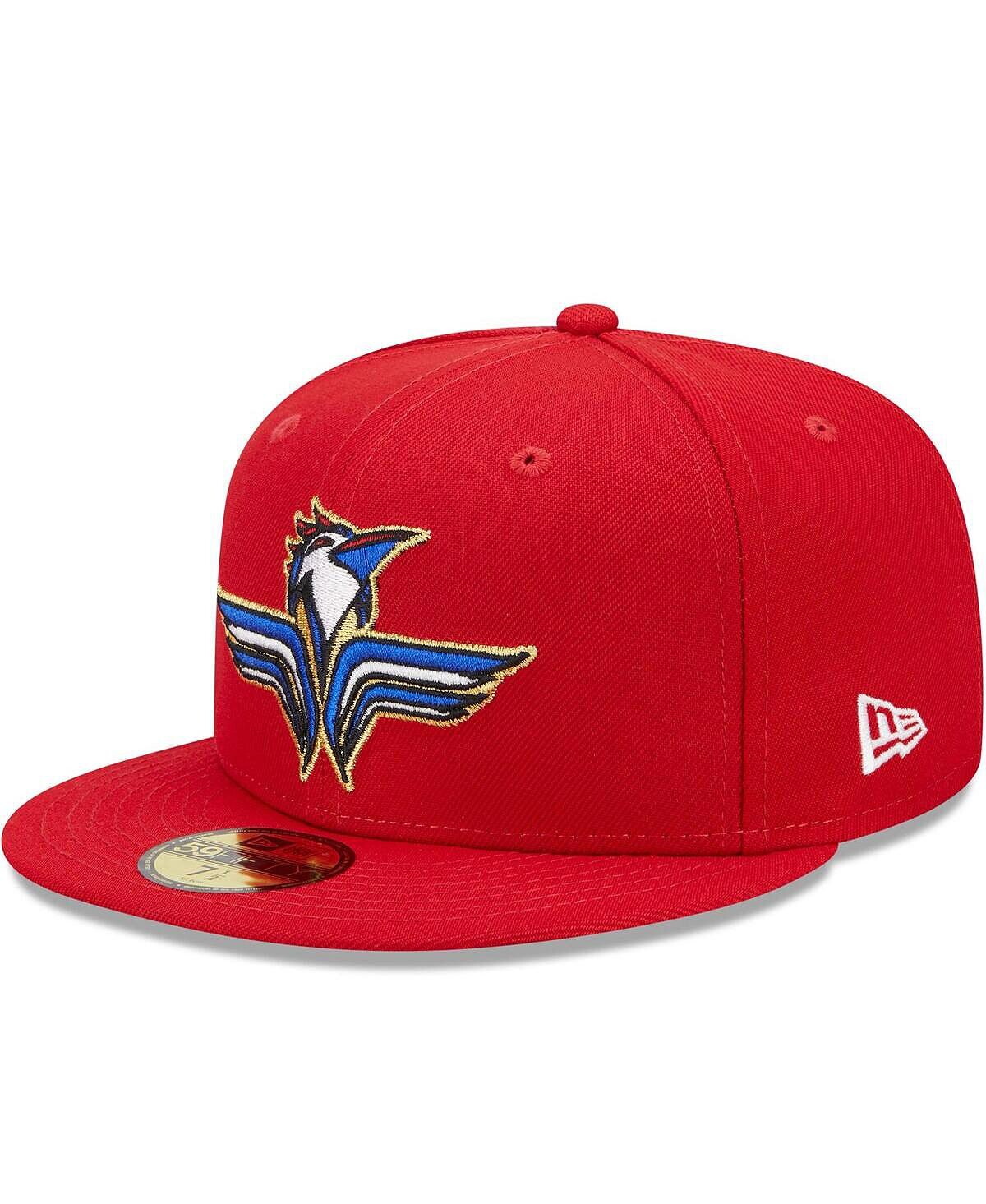 

Мужская шляпа Red Fayetteville Woodpeckers Marvel x Minor League 59FIFTY New Era