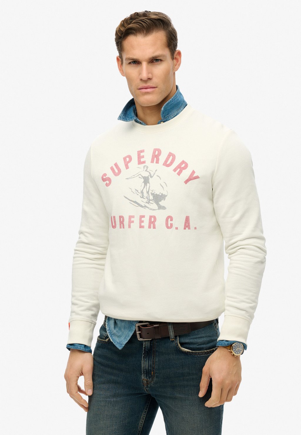 

Толстовка Superdry, светло-желтый