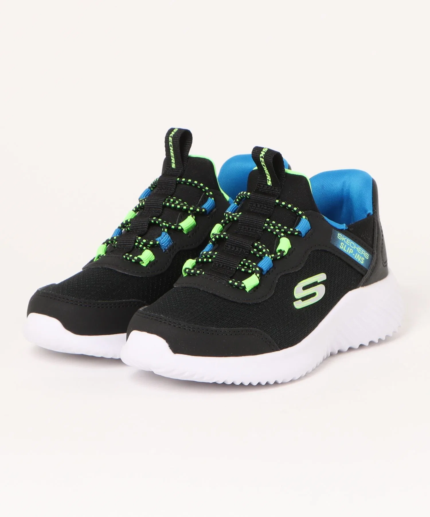 Детские кроссовки SKECHERS BOUNDER - BRISK-BURST чёрно-синие