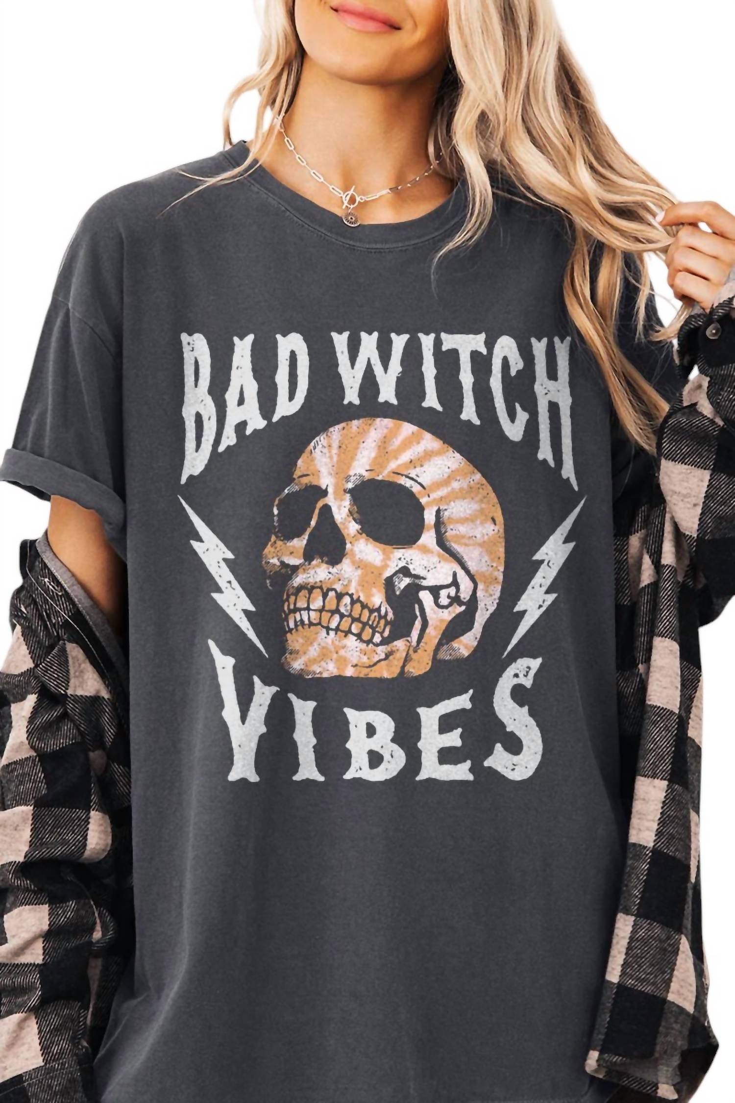 

Футболка Bad Witch Vibes в перце Golden Rose Co, цвет pepper