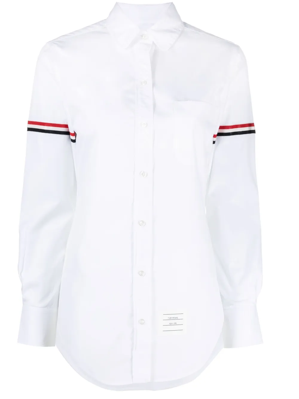 

Рубашка с полосками RWB THOM BROWNE, белый