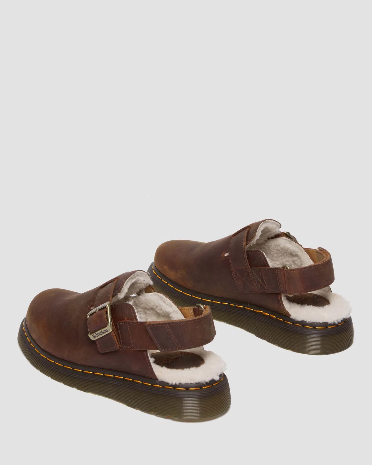 Мужские блоферы Dr. Martens Jorge II FL коричневые — фото 4
