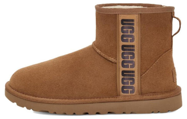 Ботинки зимние UGG с логотипом сбоку, мульитколор — фото 2