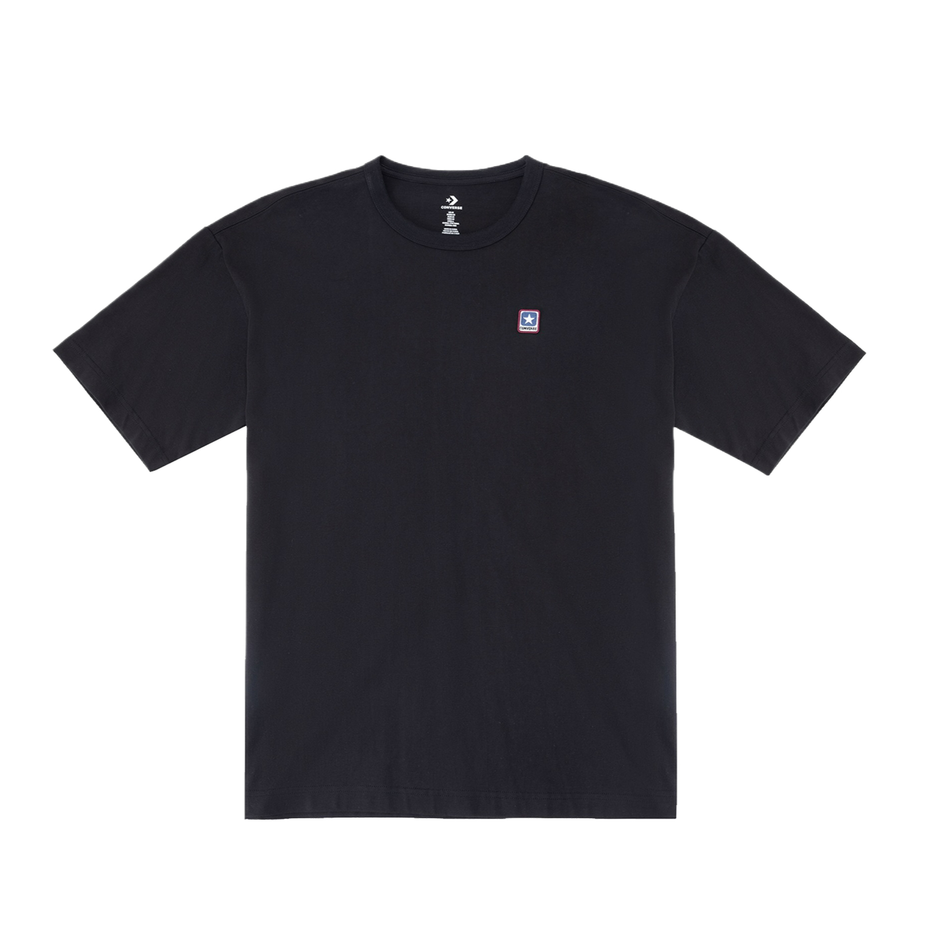 

Converse Футболка Unisex Black Crew Neck Moderate Straight Fit