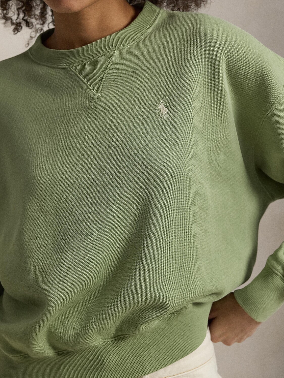 Polo Ralph Lauren Свитшот 'ARCTIC' в оливковом цвете — фото 2