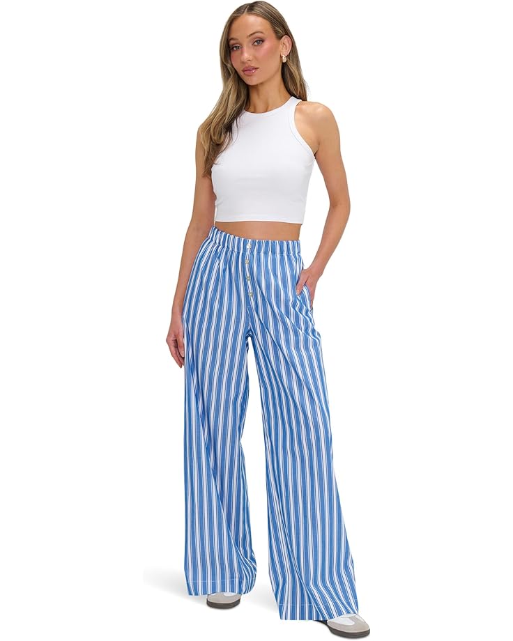 

Брюки Show Me Your Mumu Max Boxer Pants, цвет Coastal Blue Stripe