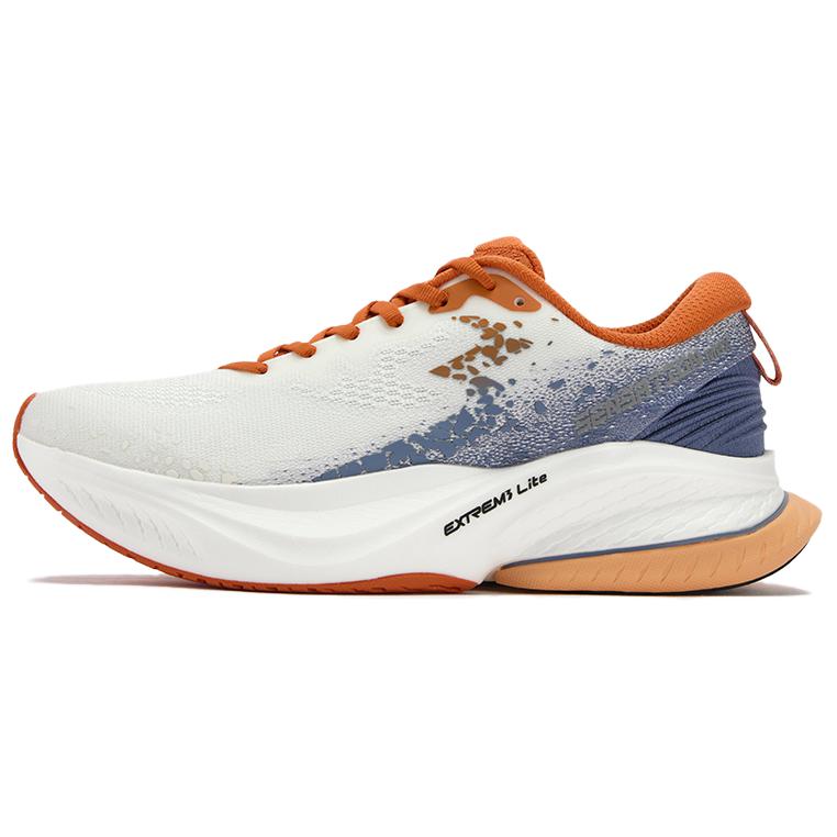 

Мужские кроссовки для бега низкие повседневные с амортизацией и износостойкие 361°, белый синий