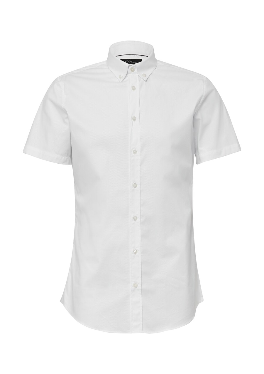

Рубашка на пуговицах классического кроя s.Oliver BLACK LABEL, белый