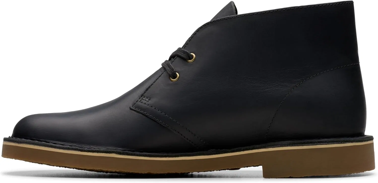 Чукка Clarks, черная кожа — фото 3