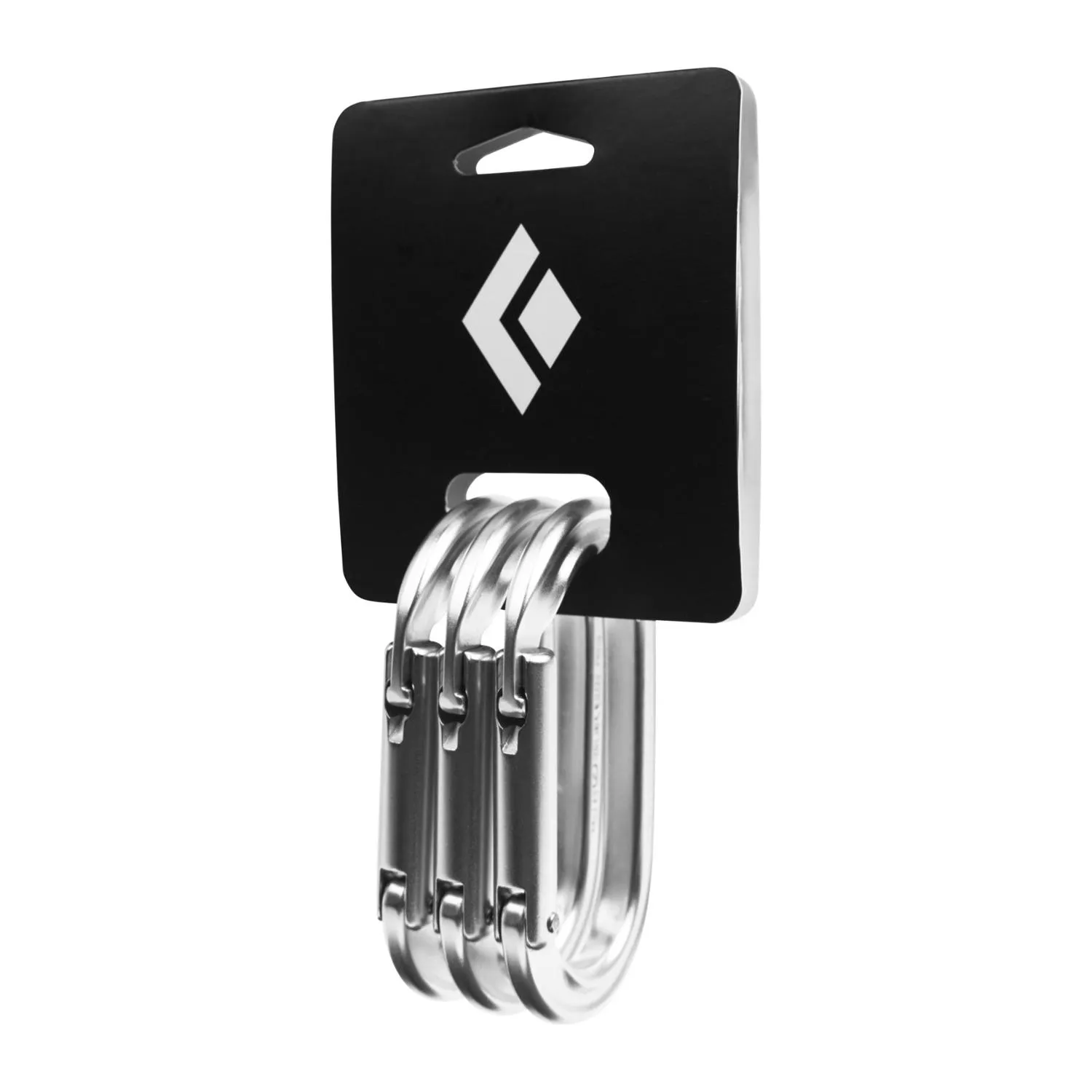 

Овальный карабин упаковка 3 штуки Black Diamond, Polished