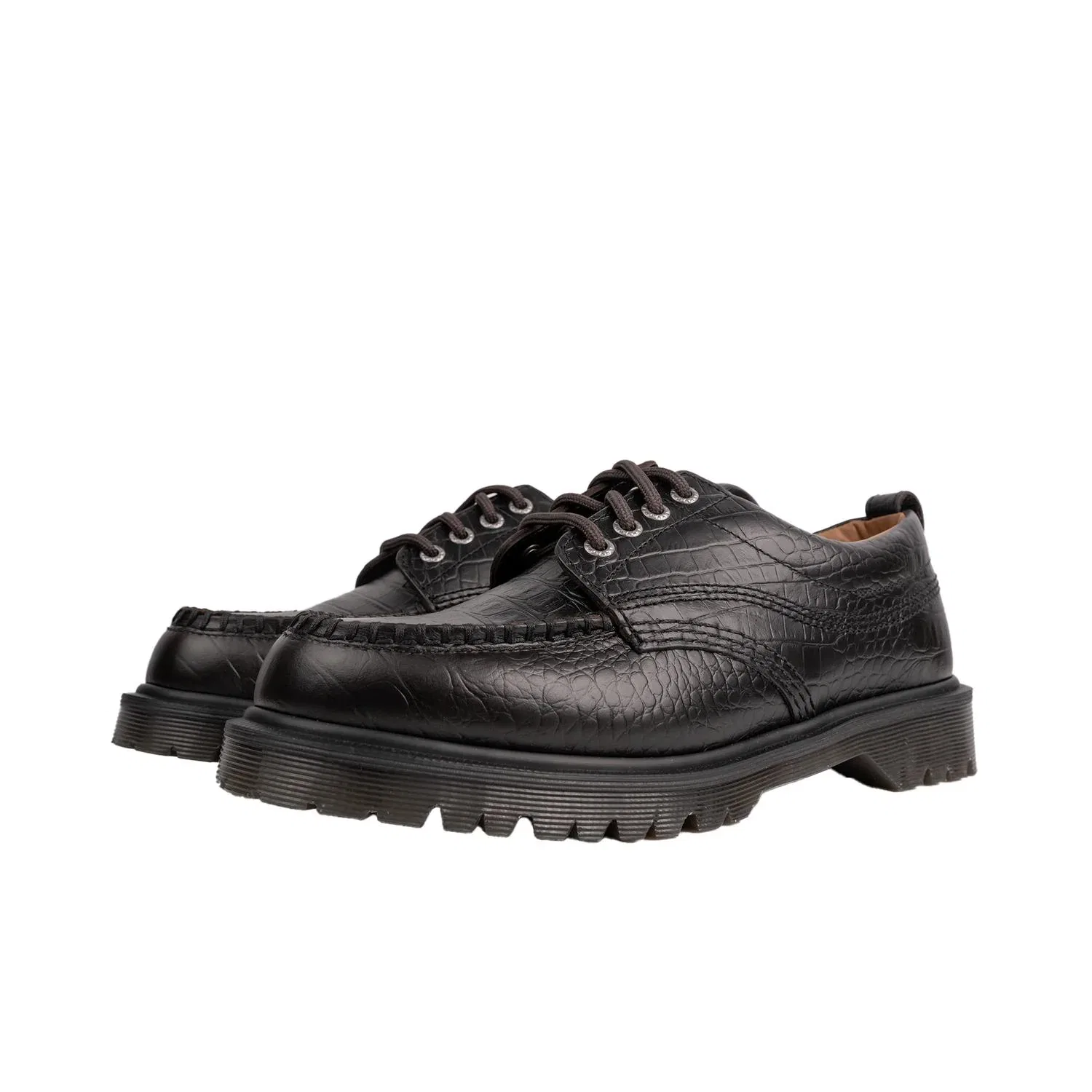 Dr Martens Мужские туфли Lowell темно-коричневого цвета — фото 2