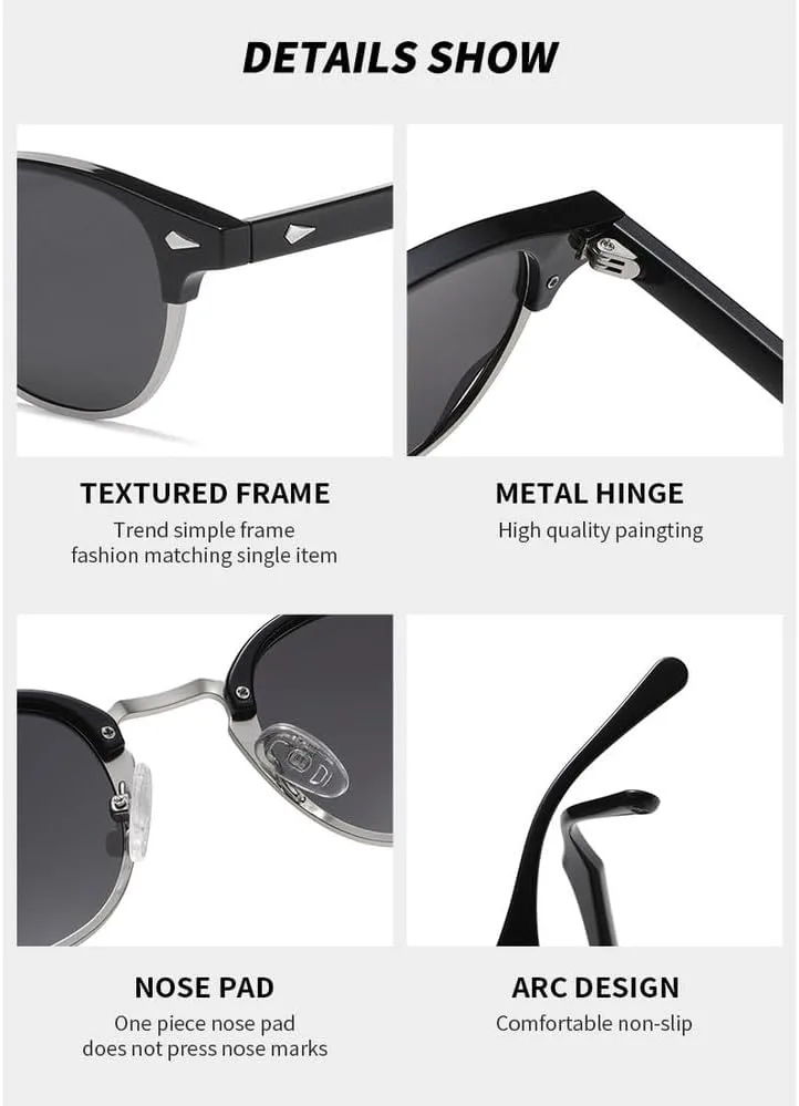 

Ретро-классические полуметаллические овальные женские солнцезащитные очки в стиле панк для мужчин с заклепками, солнцезащитные очки UV400 SKFGNX, Leopard Tea