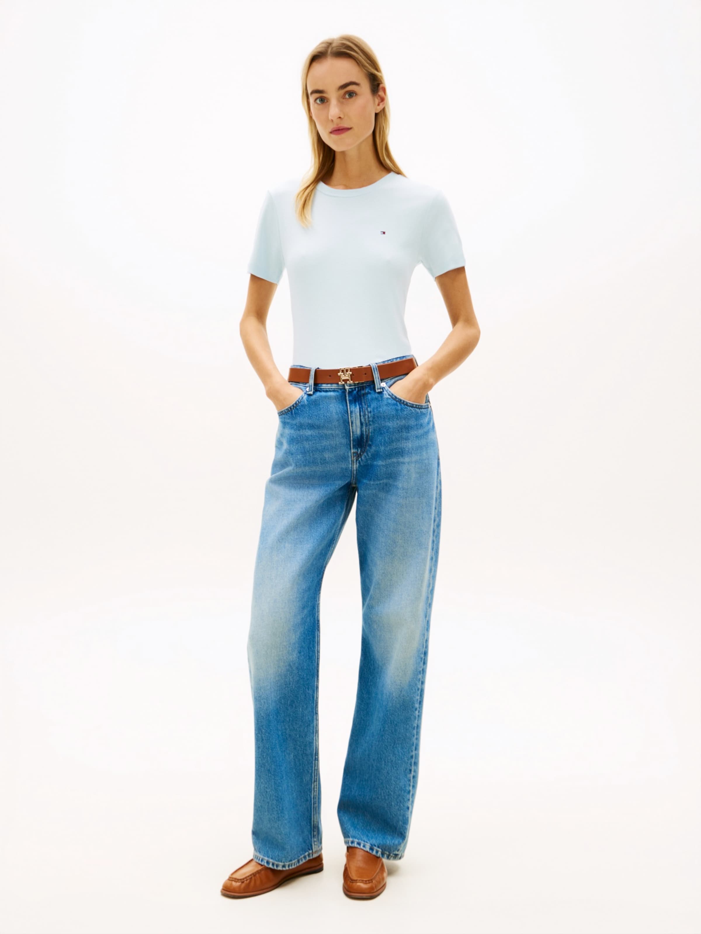 TOMMY HILFIGER Футболка 'CODY' в светло-голубом цвете — фото 4